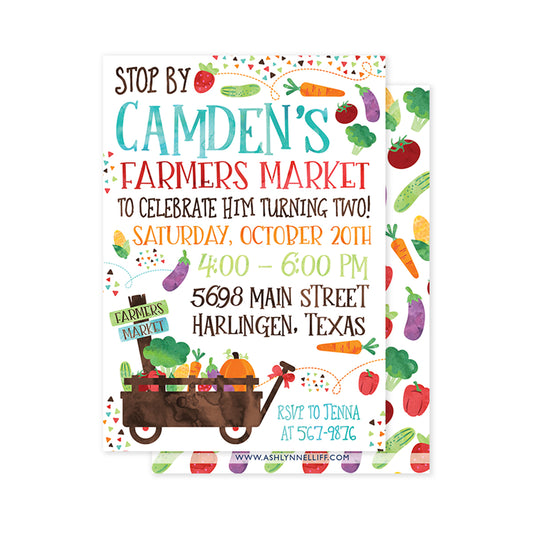 Farmers Market #2 Party Invitation