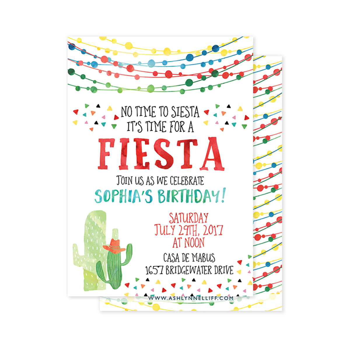 Fiesta Party Invitation