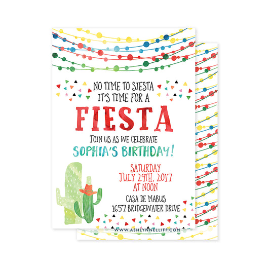 Fiesta Party Invitation