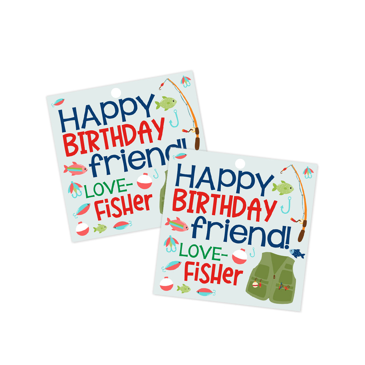 Fishing Gift Tag