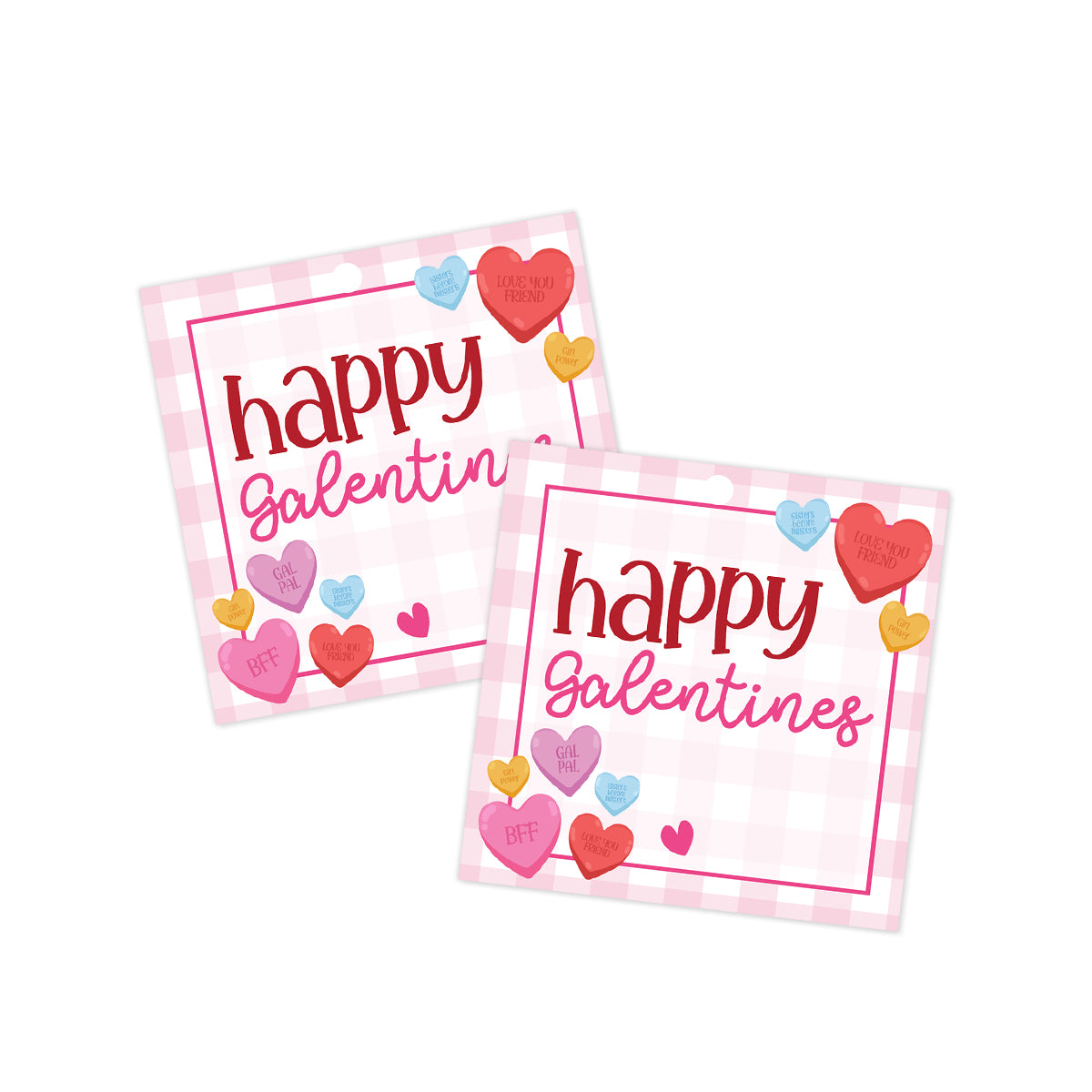 Happy Galentine's Day Valentines Tag