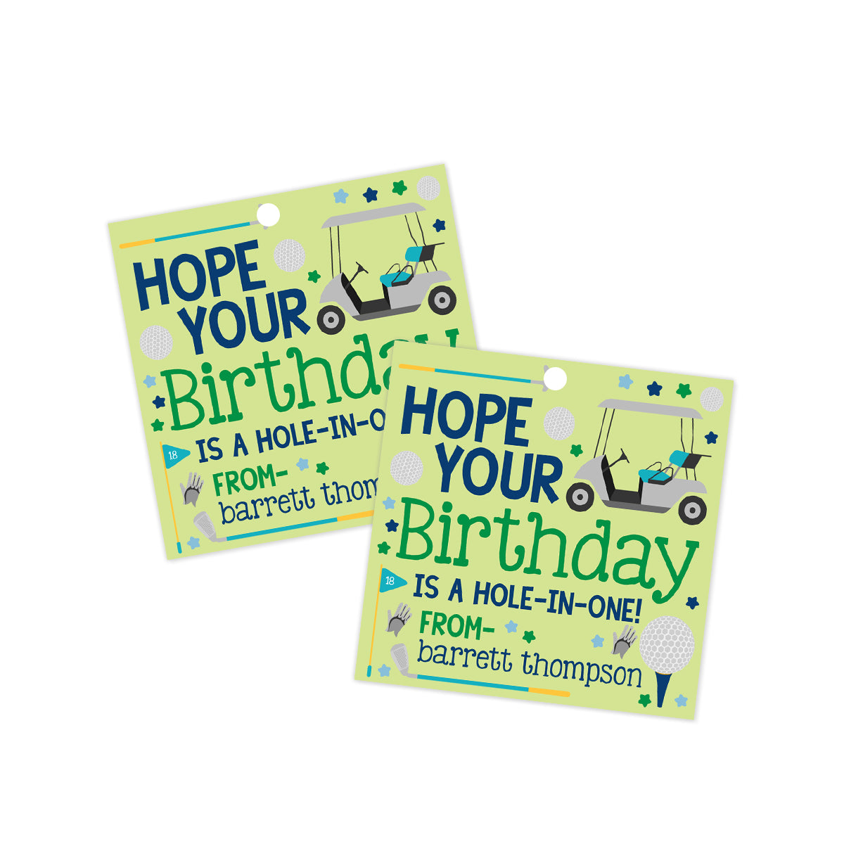 Golf Gift Tag