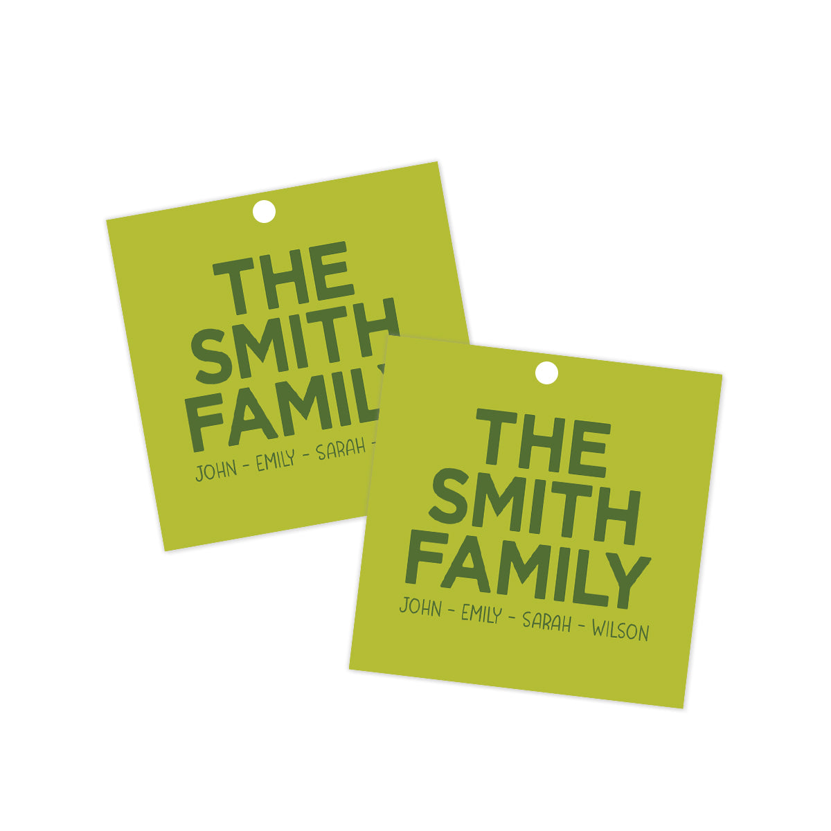 Family Everyday Gift Tag