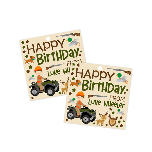 Hunting Gift Tag