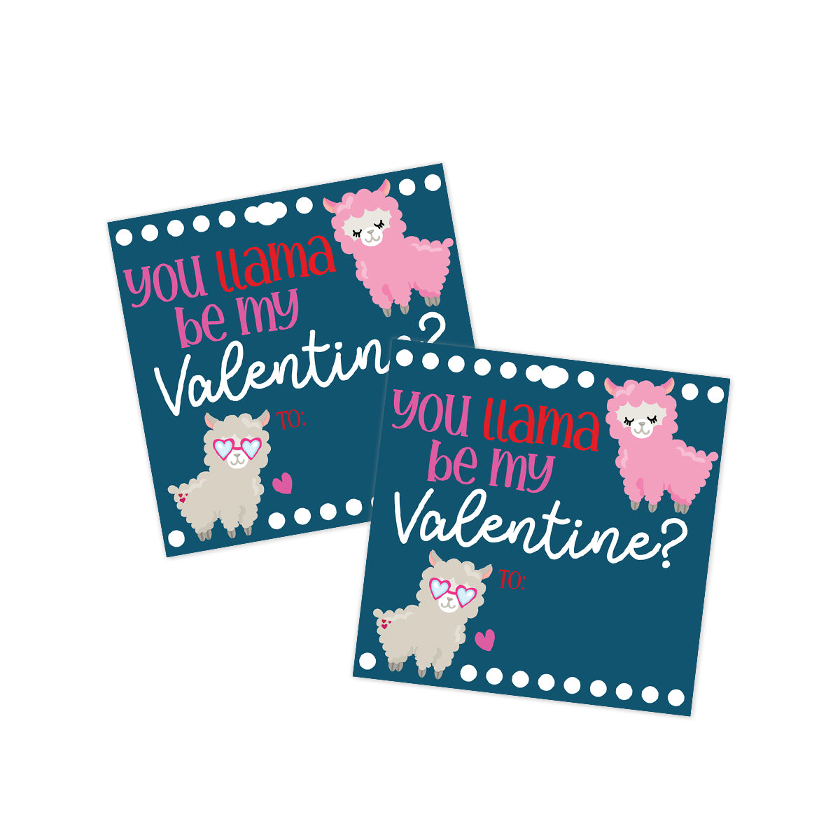 You llama be Valentines Tag