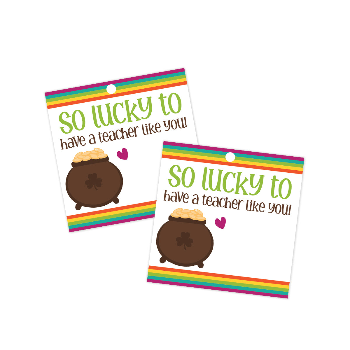 So Lucky to have a Teacher like you (St. Patrick's Day) Gift Tag