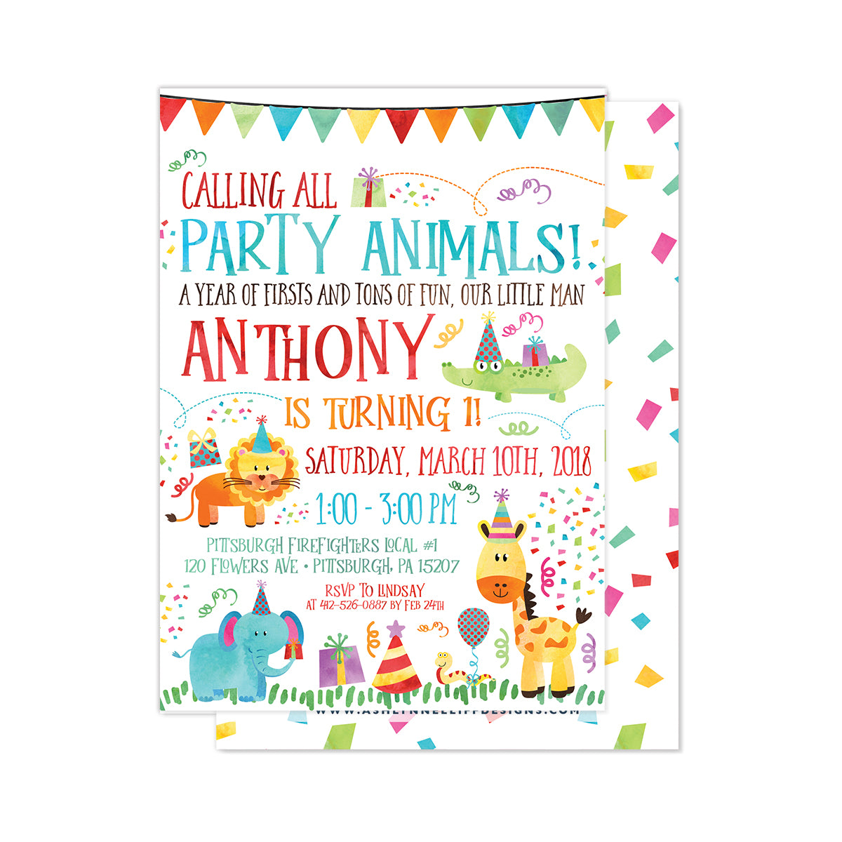 Party Animals Invitation