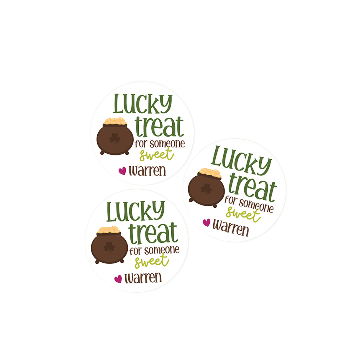 Lucky Treat (St. Patrick's Day) Stickers