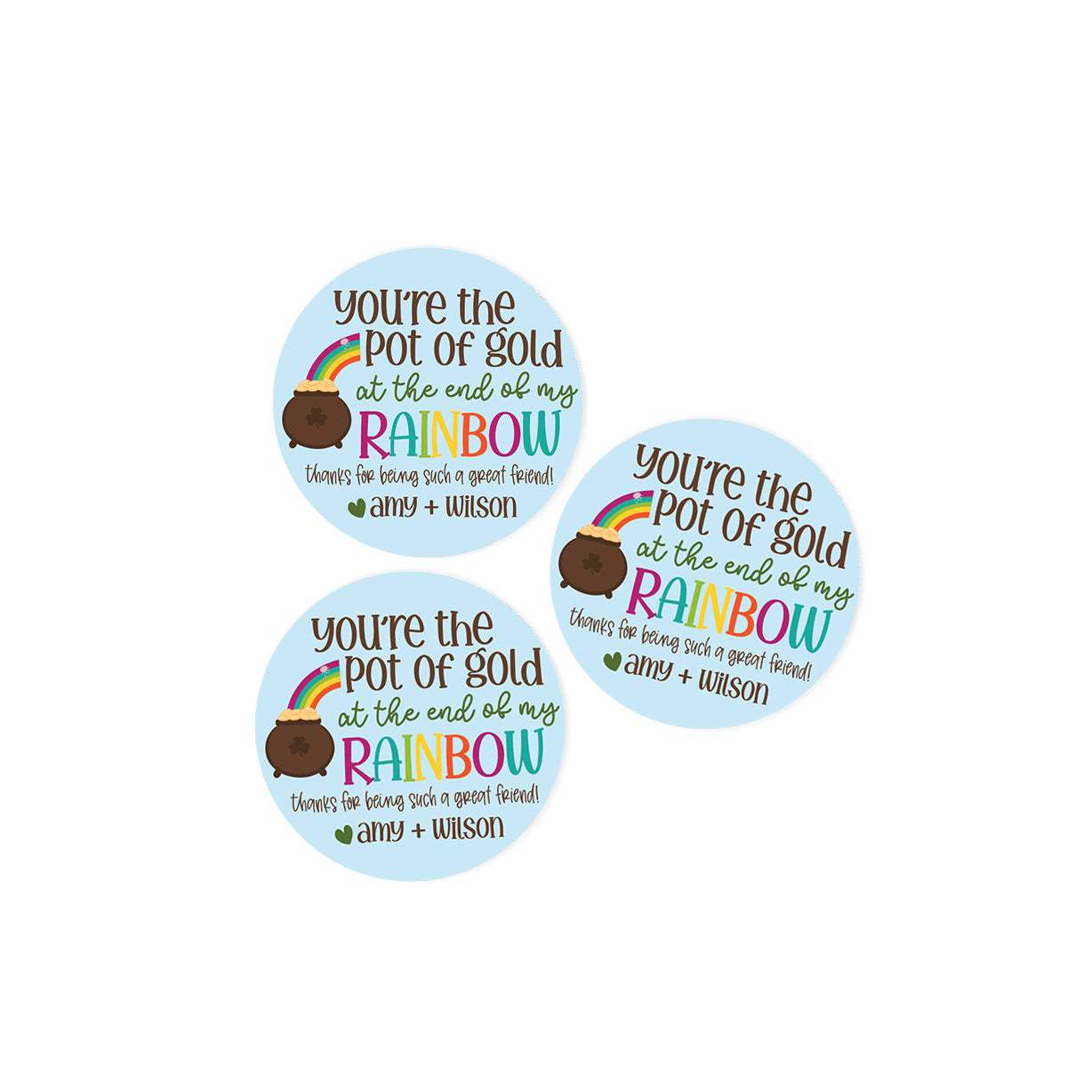 Pot of Gold (St. Patrick's Day) Stickers