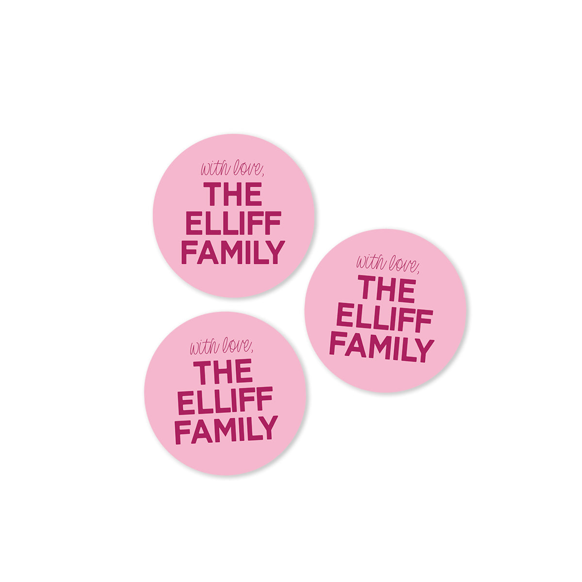 Personalized Family Stickers