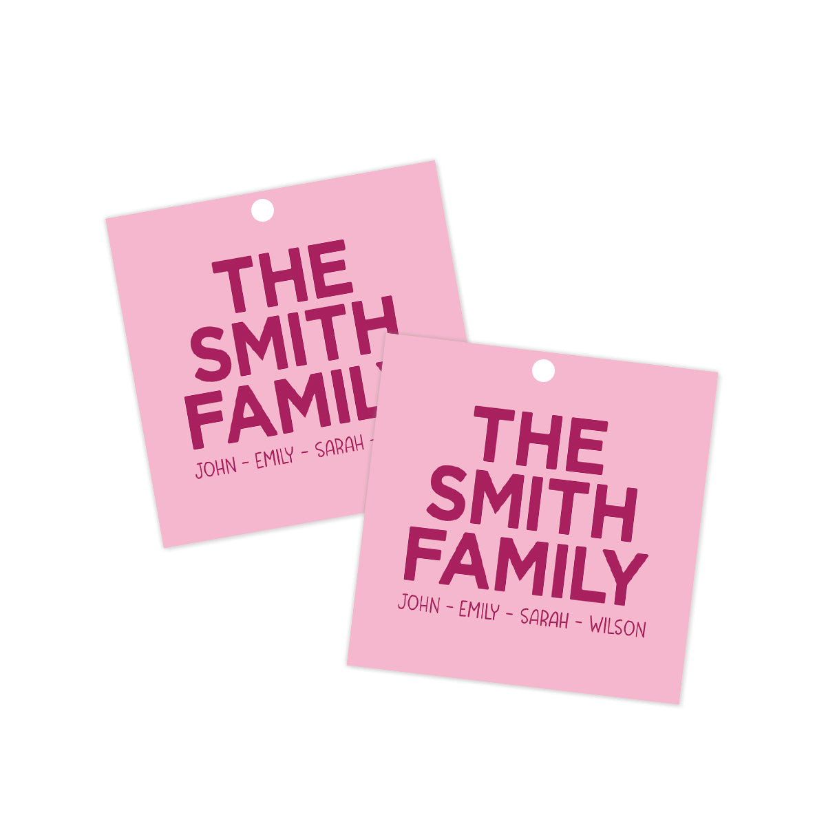 Family Everyday Gift Tag