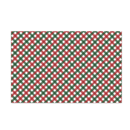 Holiday Plaid Party Placemat
