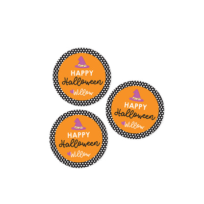 Halloween Polka Dot Stickers