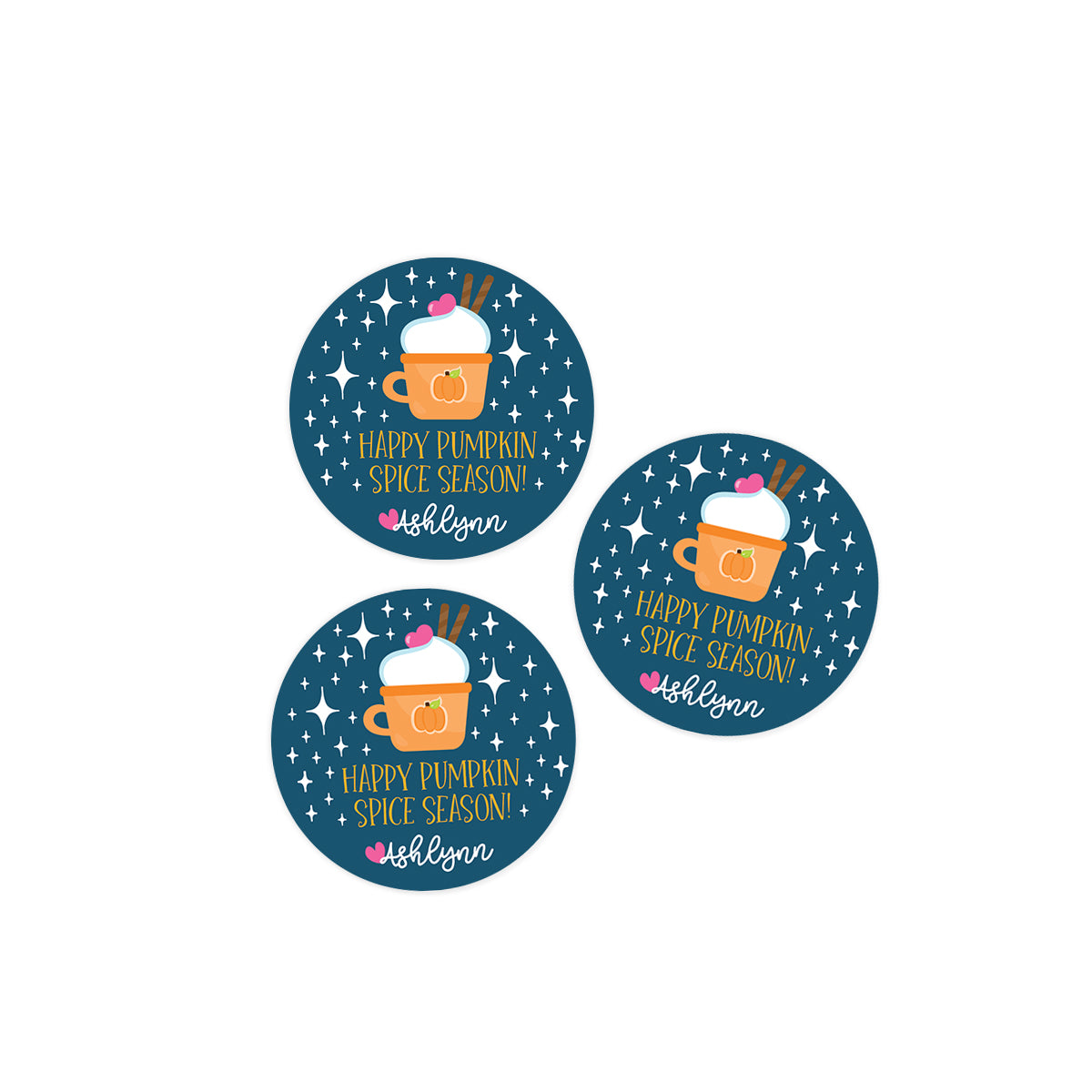 Pumpkin Spice Season Stickers