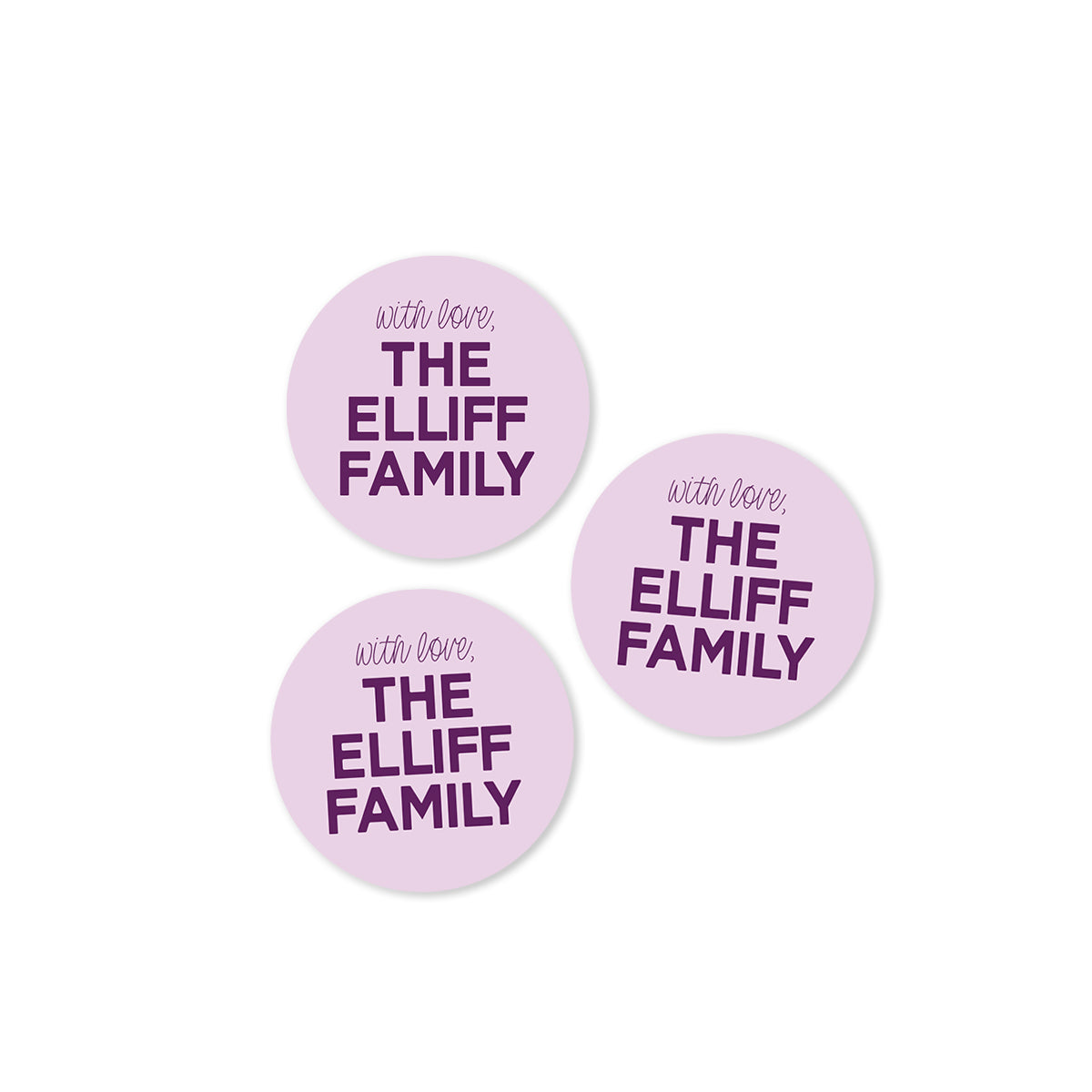 Personalized Family Stickers
