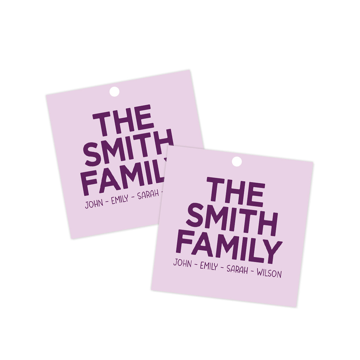 Family Everyday Gift Tag