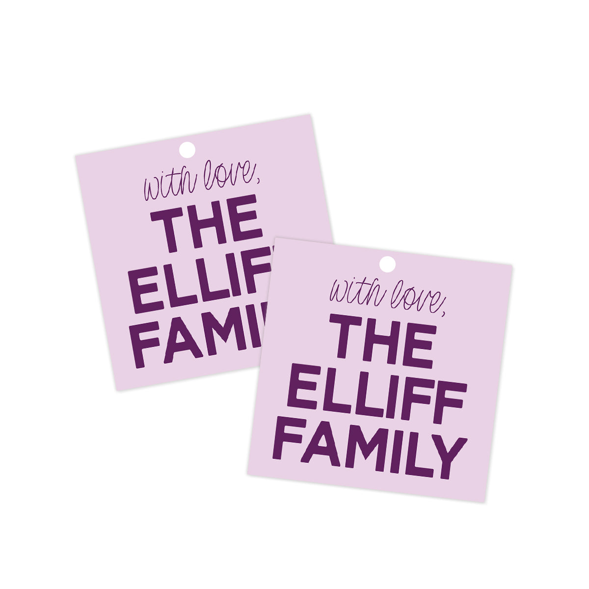 With Love, Family Everyday Gift Tag
