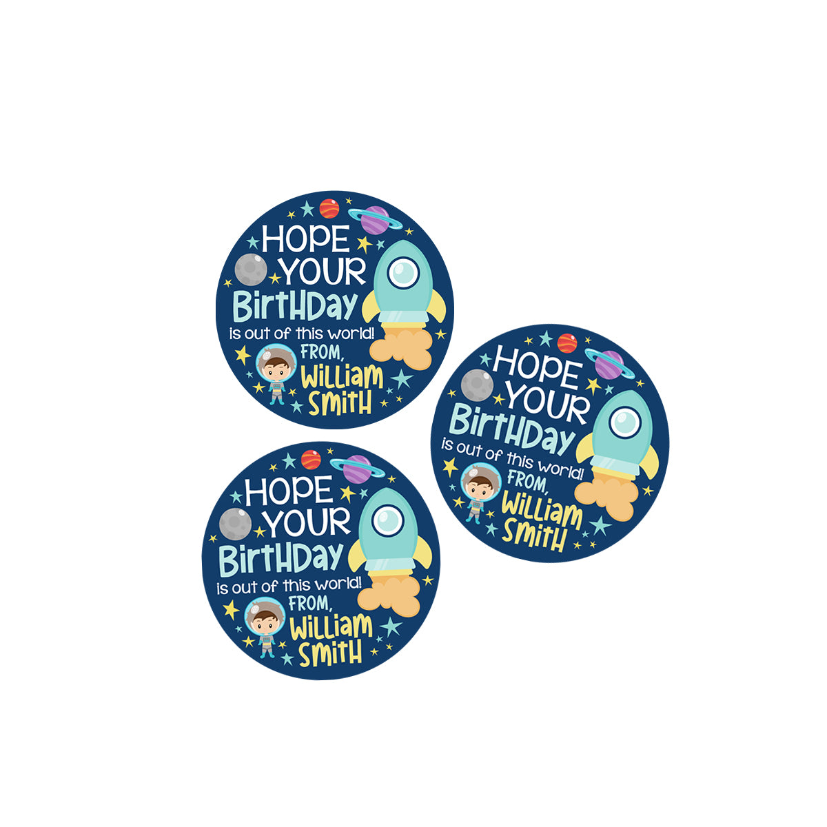 Outer Space Stickers