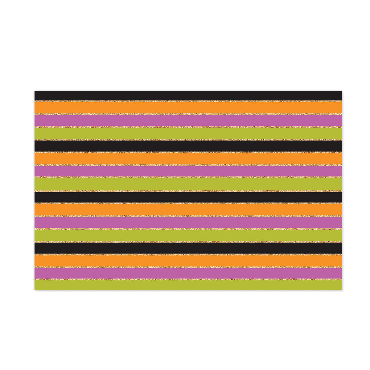 Halloween Stripes Party Placemat
