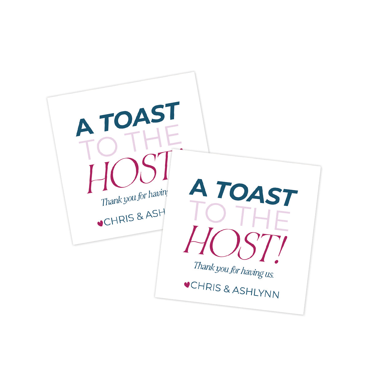 Toast to the Host Gift Tag