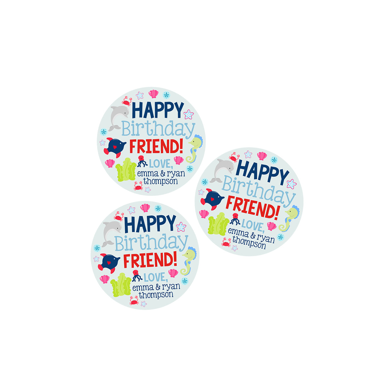 Under the Sea Stickers