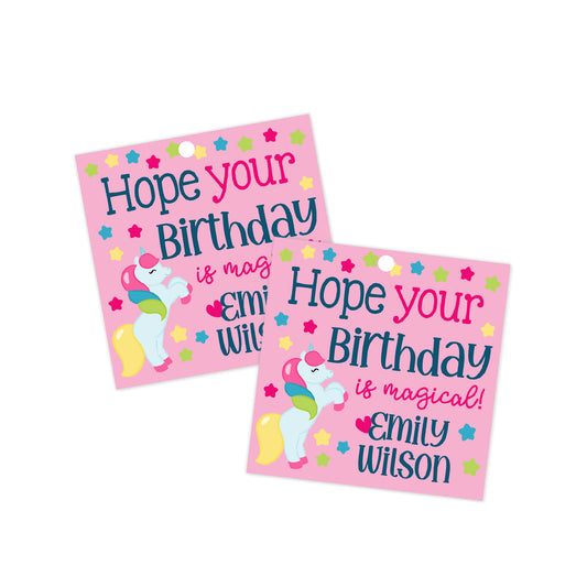 Unicorn Gift Tag