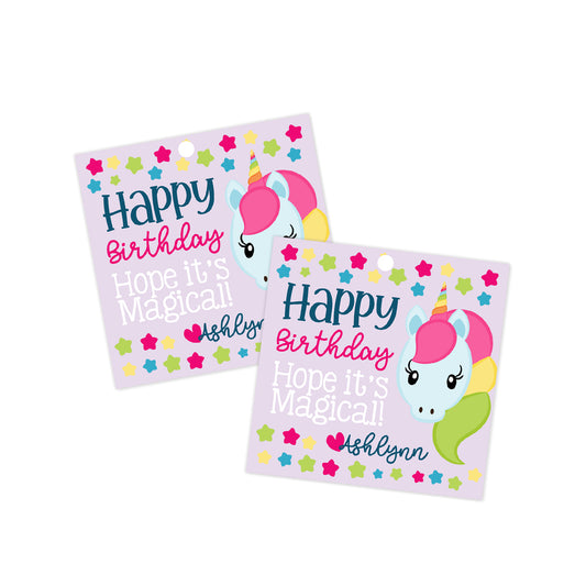 Unicorn Magical Gift Tag